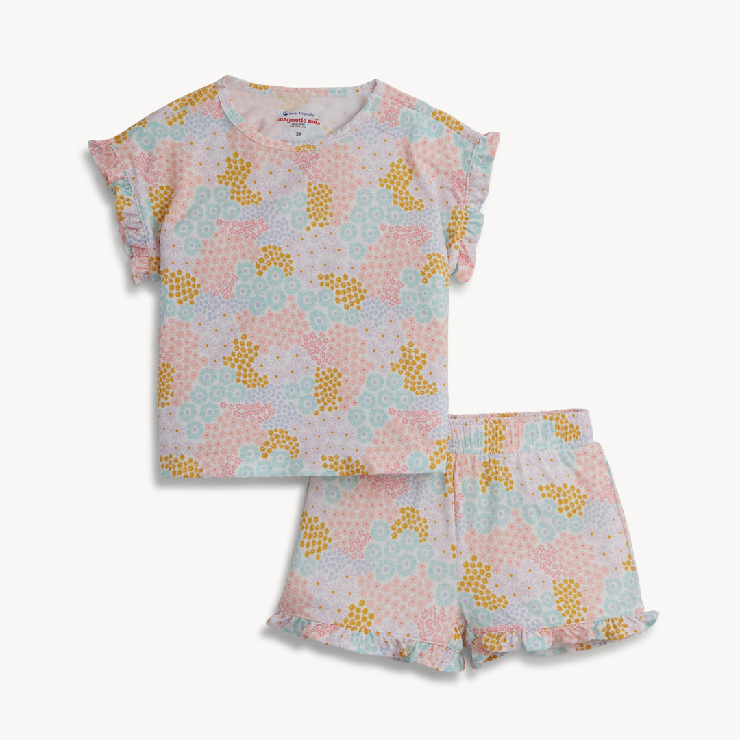 Harper Mixed Modal Ruffle Set