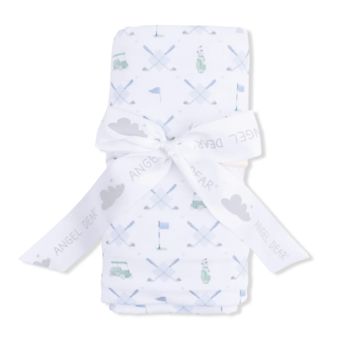 Golf Trellis Swaddle Blanket