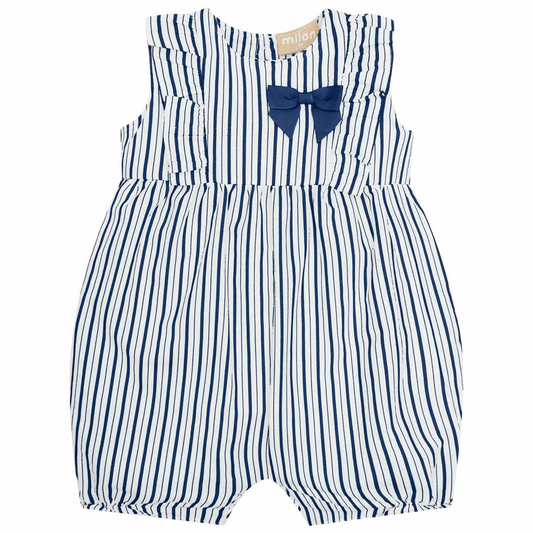 Blue Pacific Stripe Romper