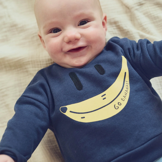Banana Navy Sweatshirt