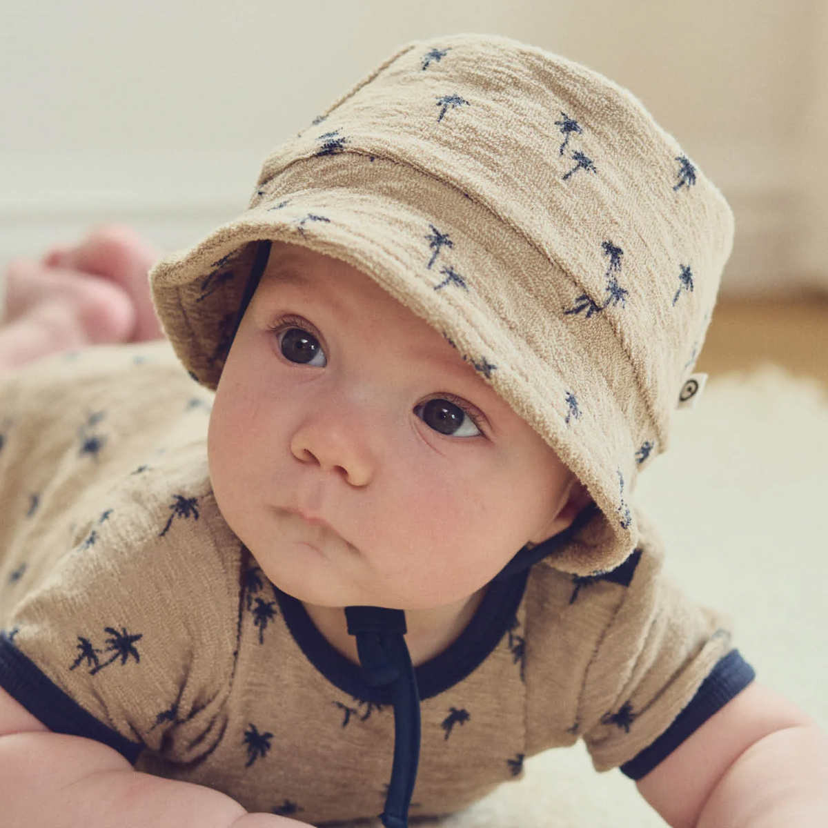Cashmere Brown Palm Beach Romper