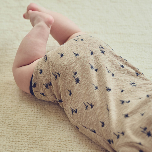 Cashmere Brown Palm Beach Romper