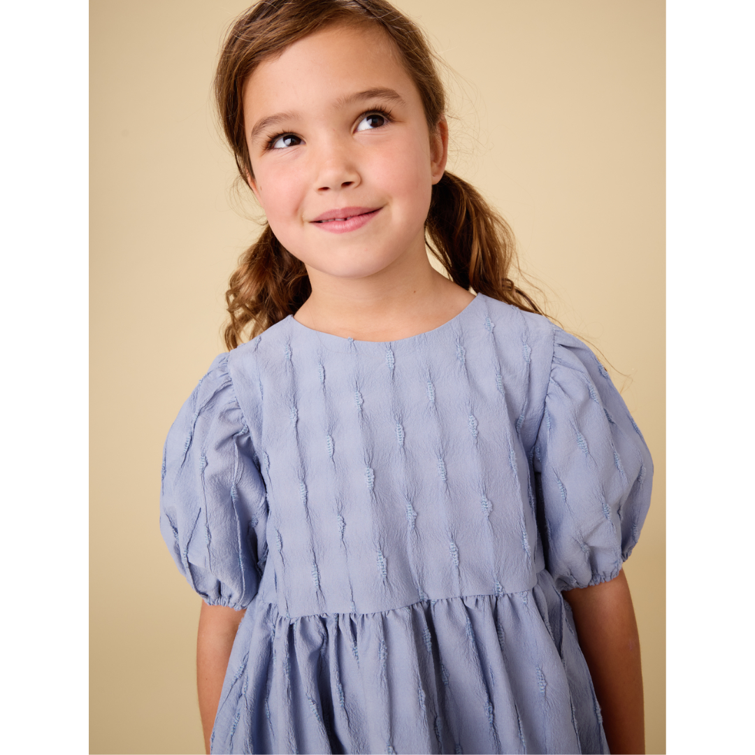 Seal Grey Pleated Heart Back Dress