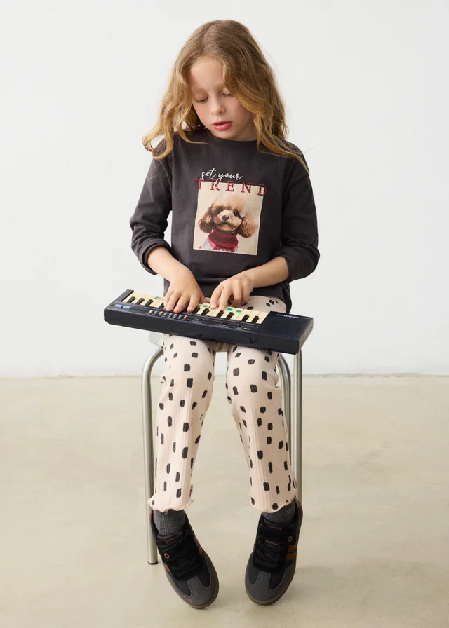 Quinoa Vig Rib Knit Flare Leggings