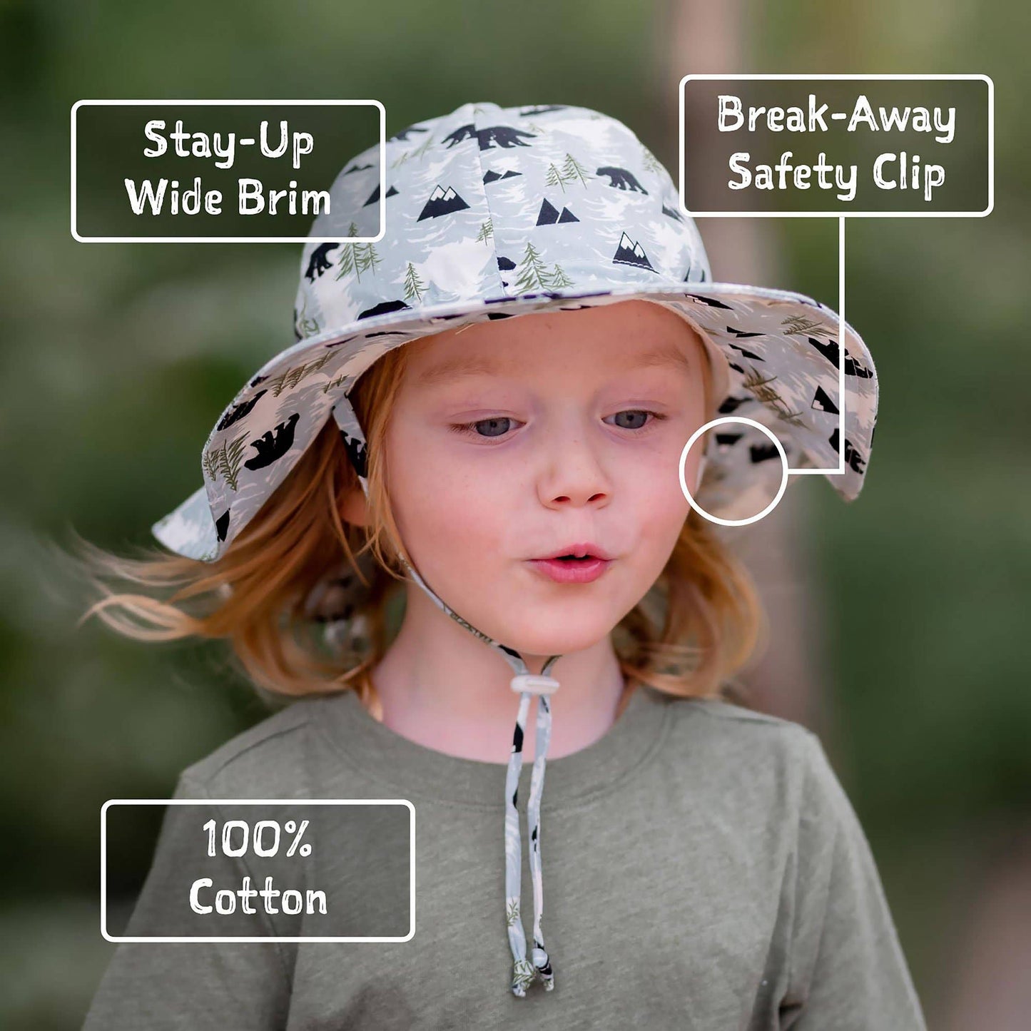 Juniper Green | Cotton Floppy Hat