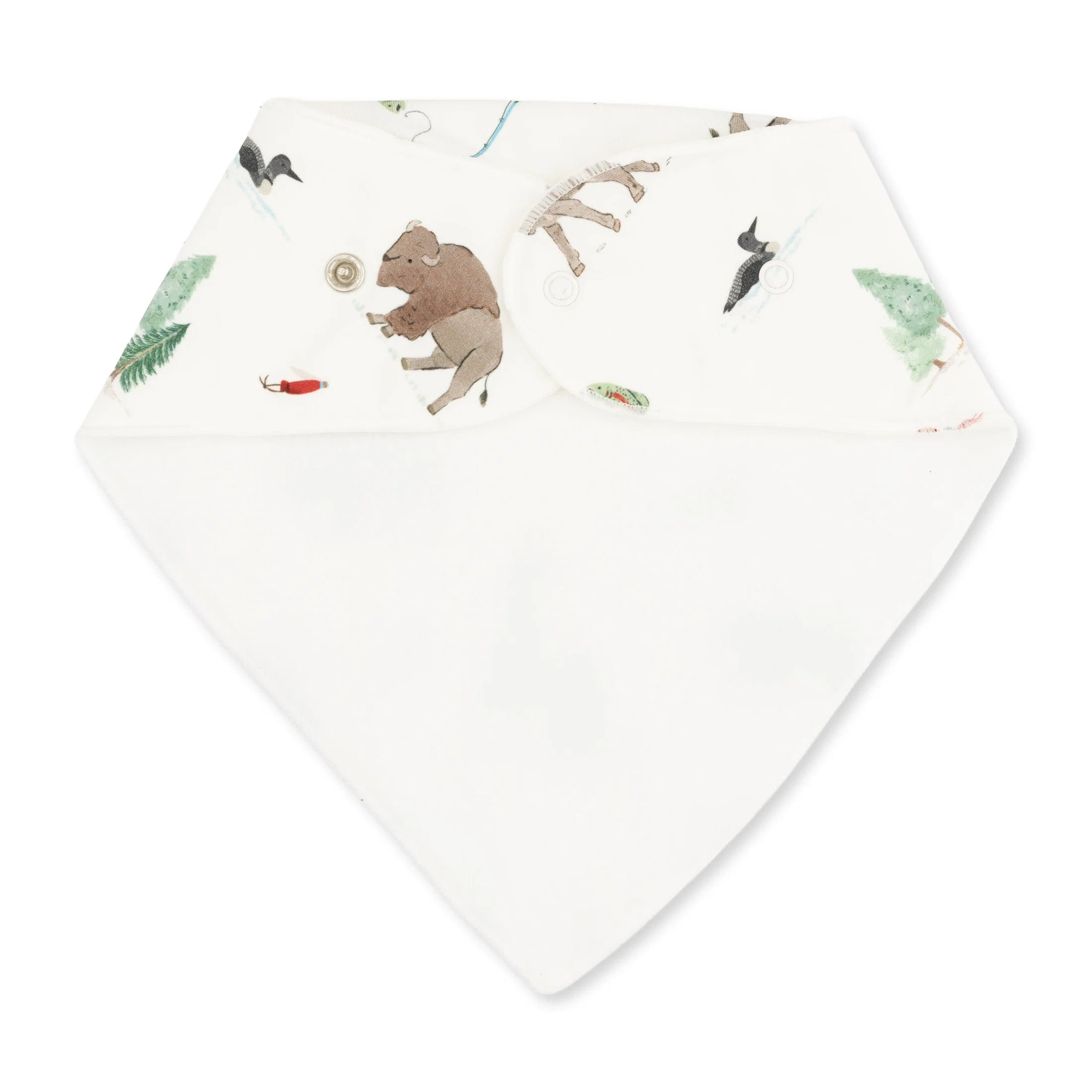 Northern Woodland Animals Bandana Bib