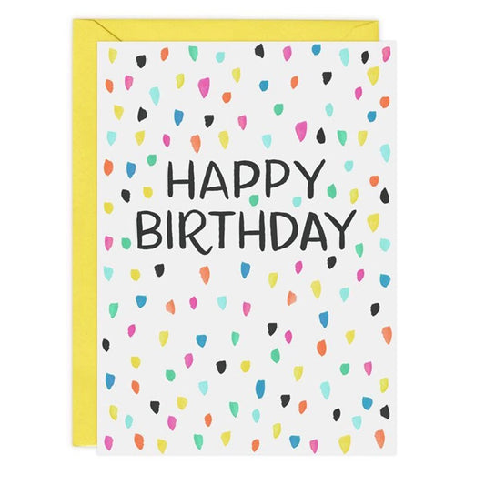 Confetti Big Birthday Card