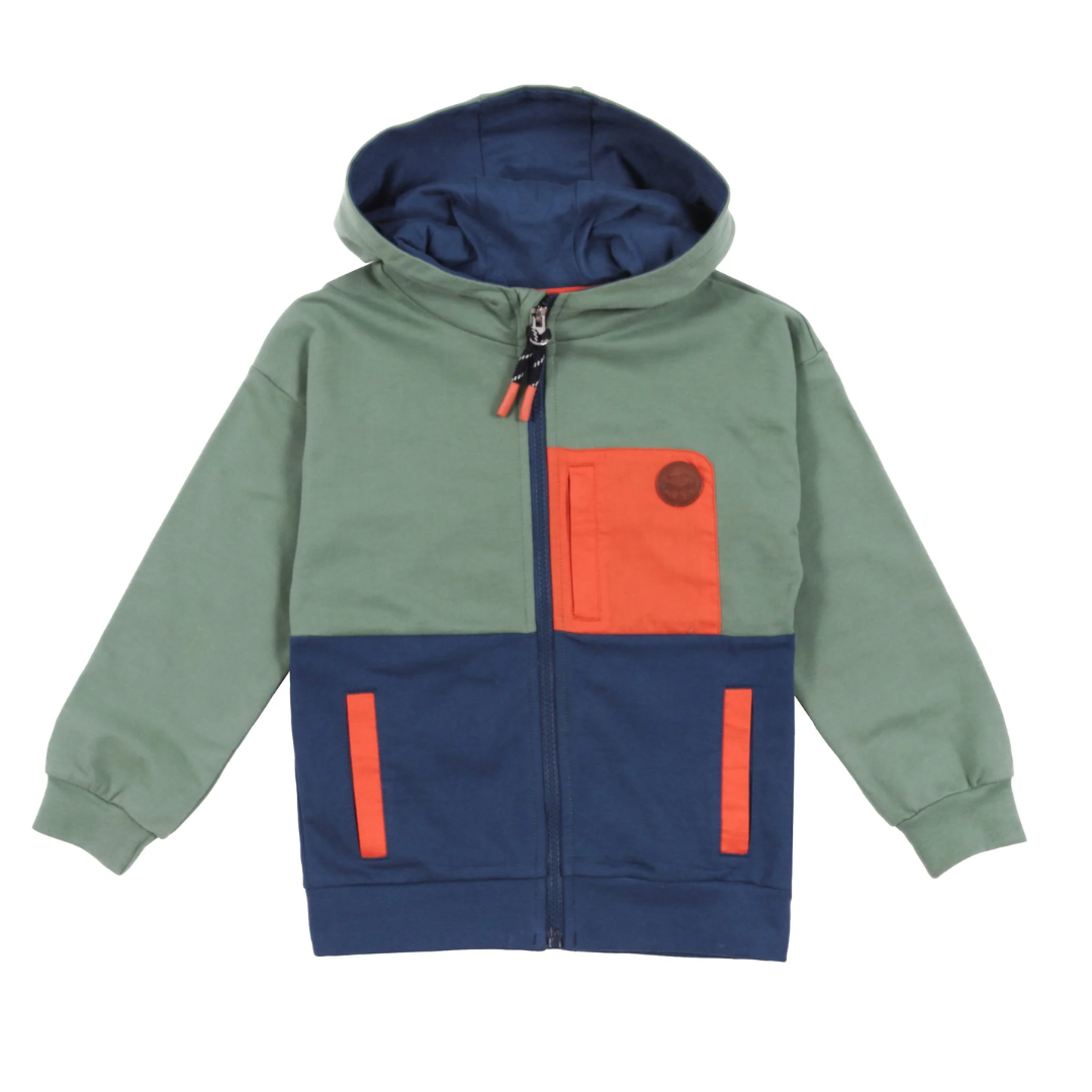 Adventure Colorblock Zip Hoodie
