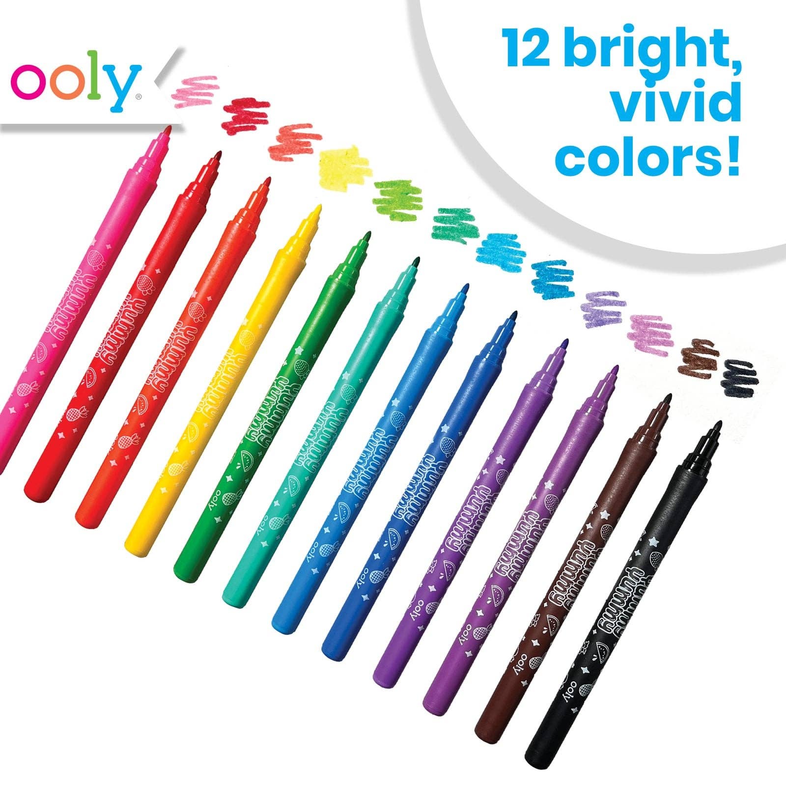 Yummy Yummy Fruit Scented Markers