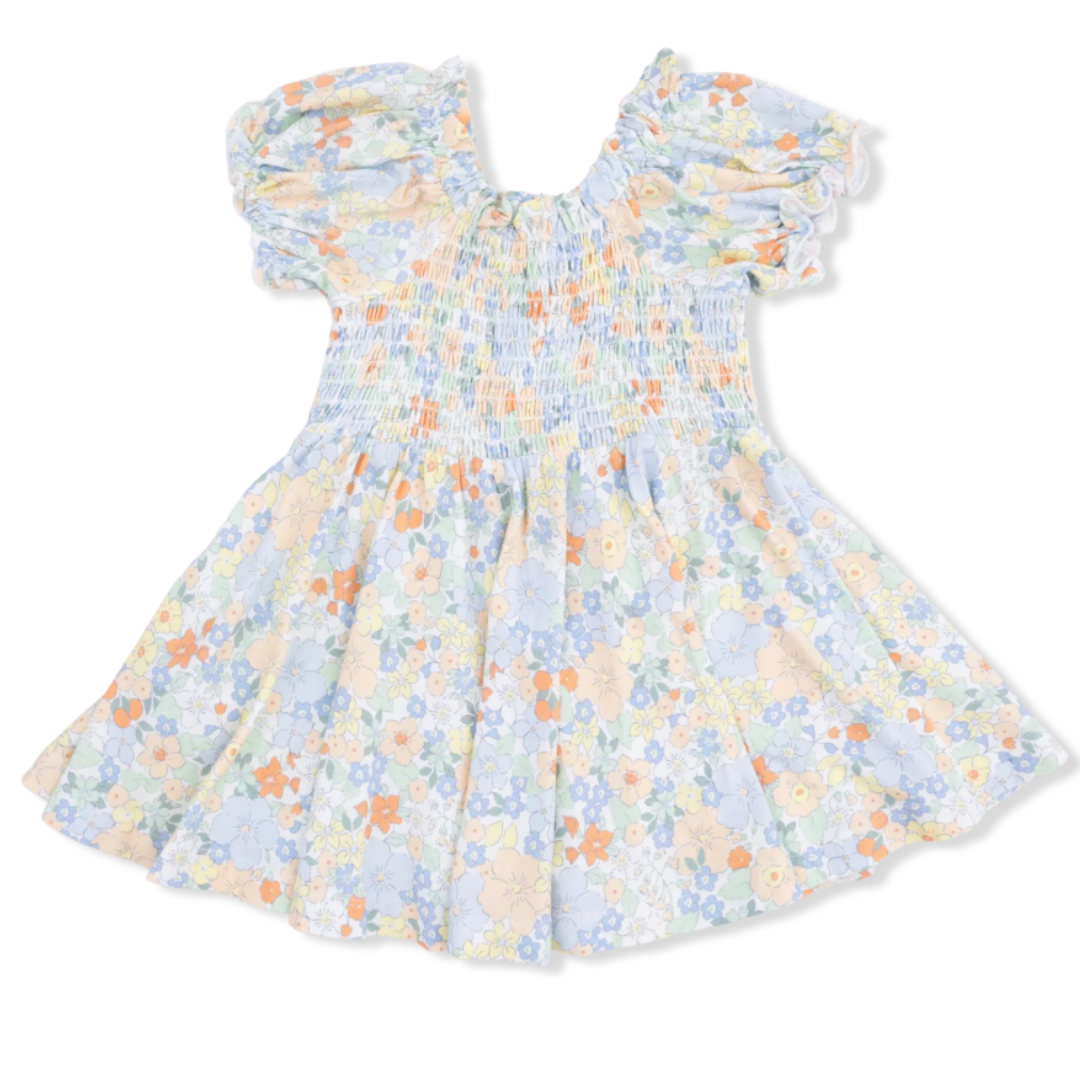 Georgia Floral Smocked Dress and Bloomer