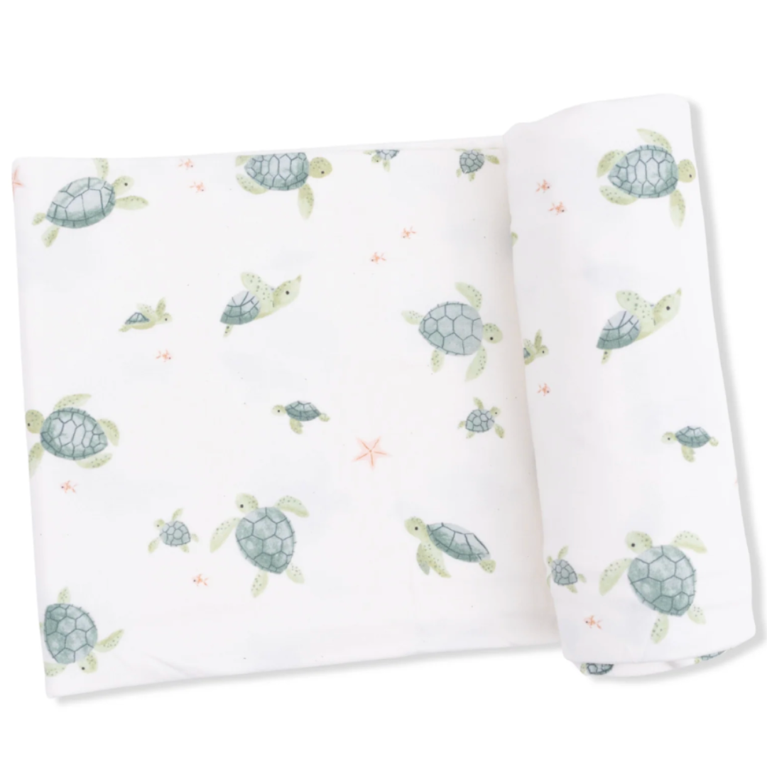 Sea Turtles Swaddle Blanket