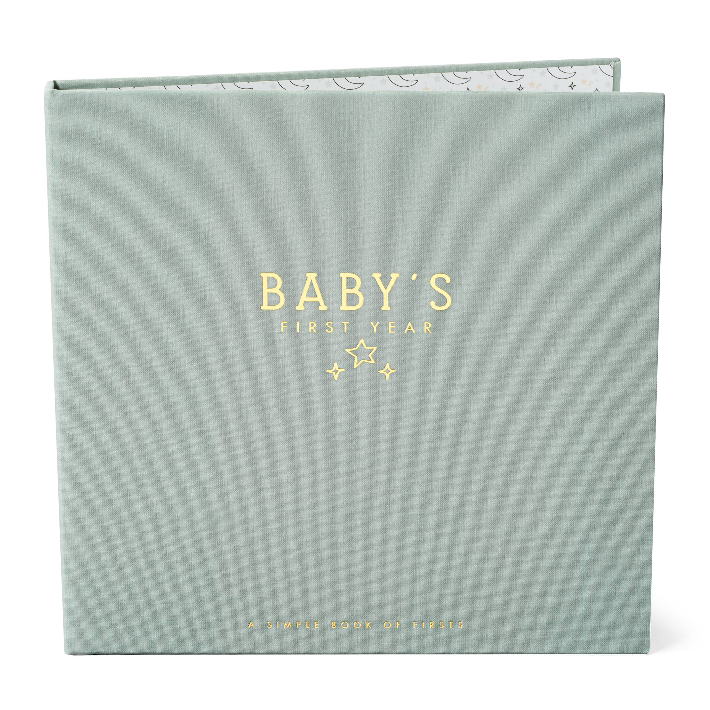 Baby Memory Book - Celestial Skies First Year Keepsake | Lucy Darling