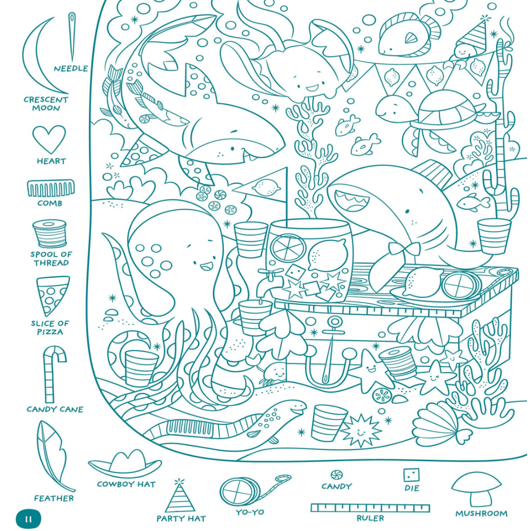 Magical Mermaids Hidden Pictures