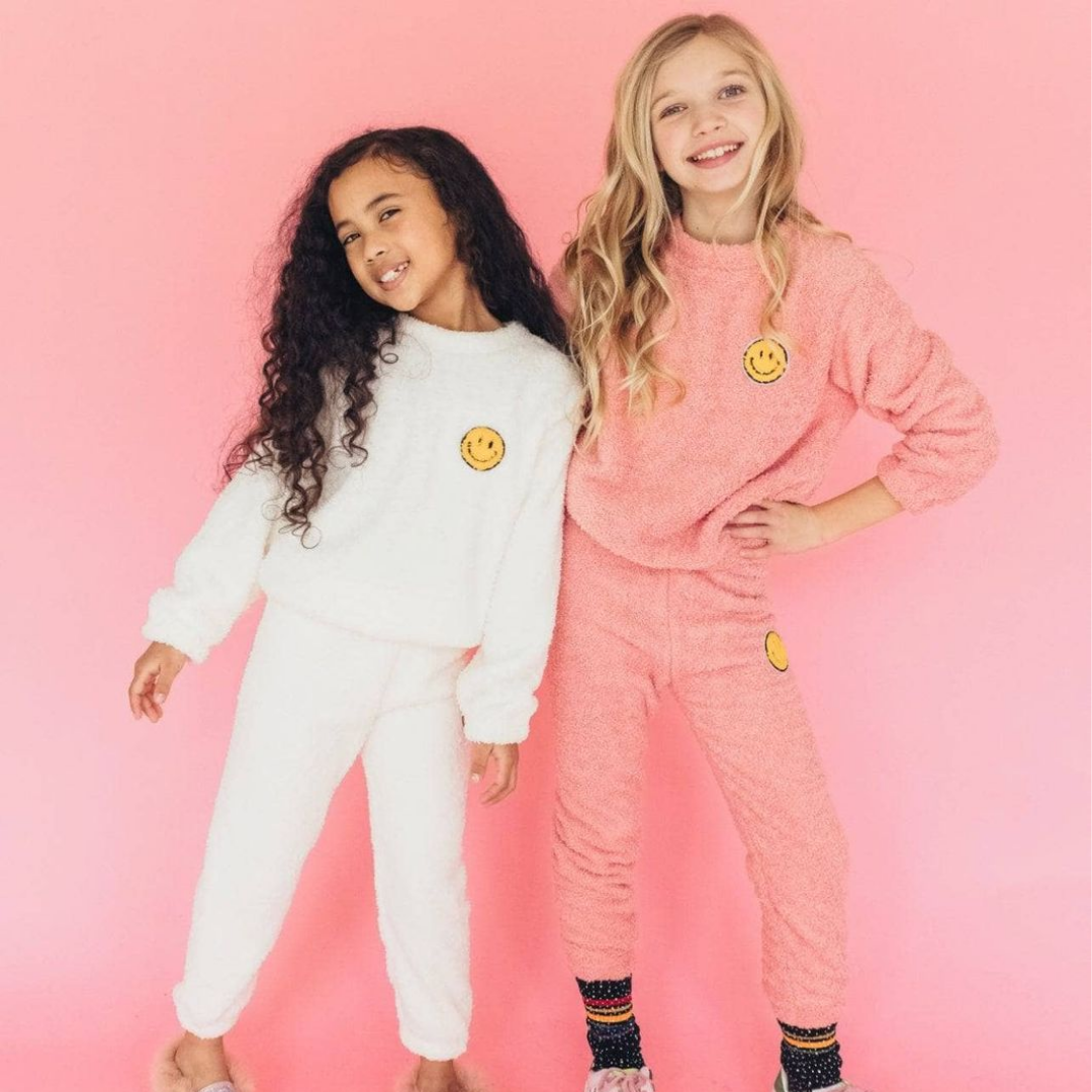 White Bright Smile Patch Fuzzy Set