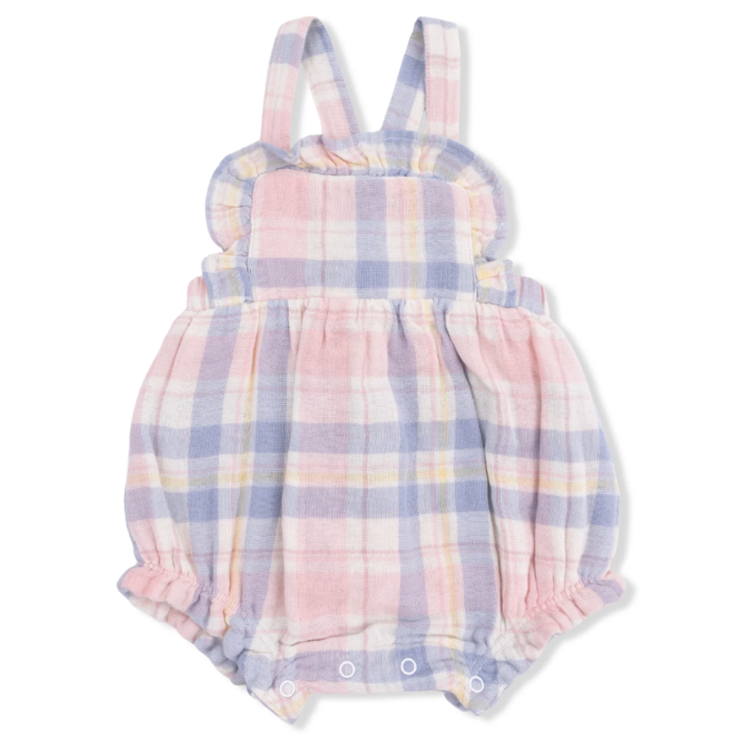 Dusty Plaid Oxford Bubble