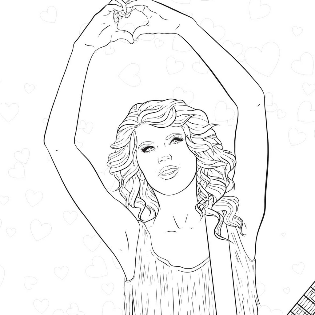 SUPER FAN-tastic Taylor Swift Coloring & Activity Book