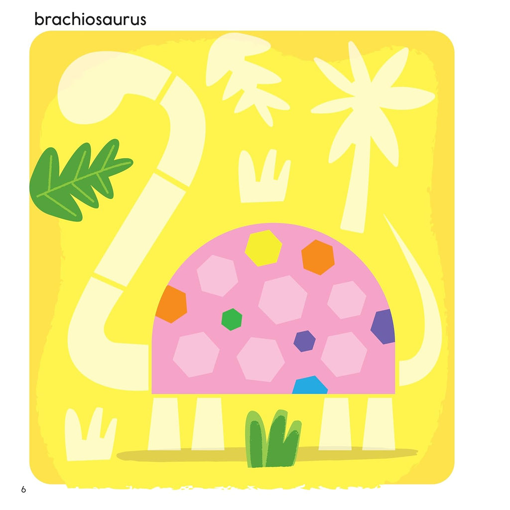 First Fun Sticker Painting: Dinosaurs - 12 Scenes to Create!