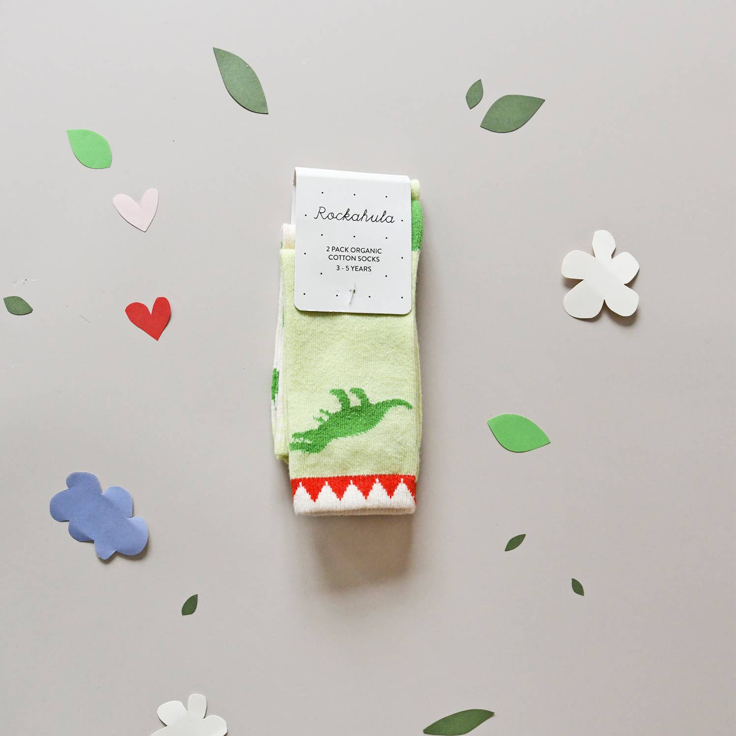 T-Rex 2-Pack Socks (Size 9-12 Junior)