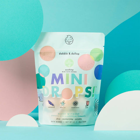Mini Drops Bath Bombs - All-Natural Soothing Scents