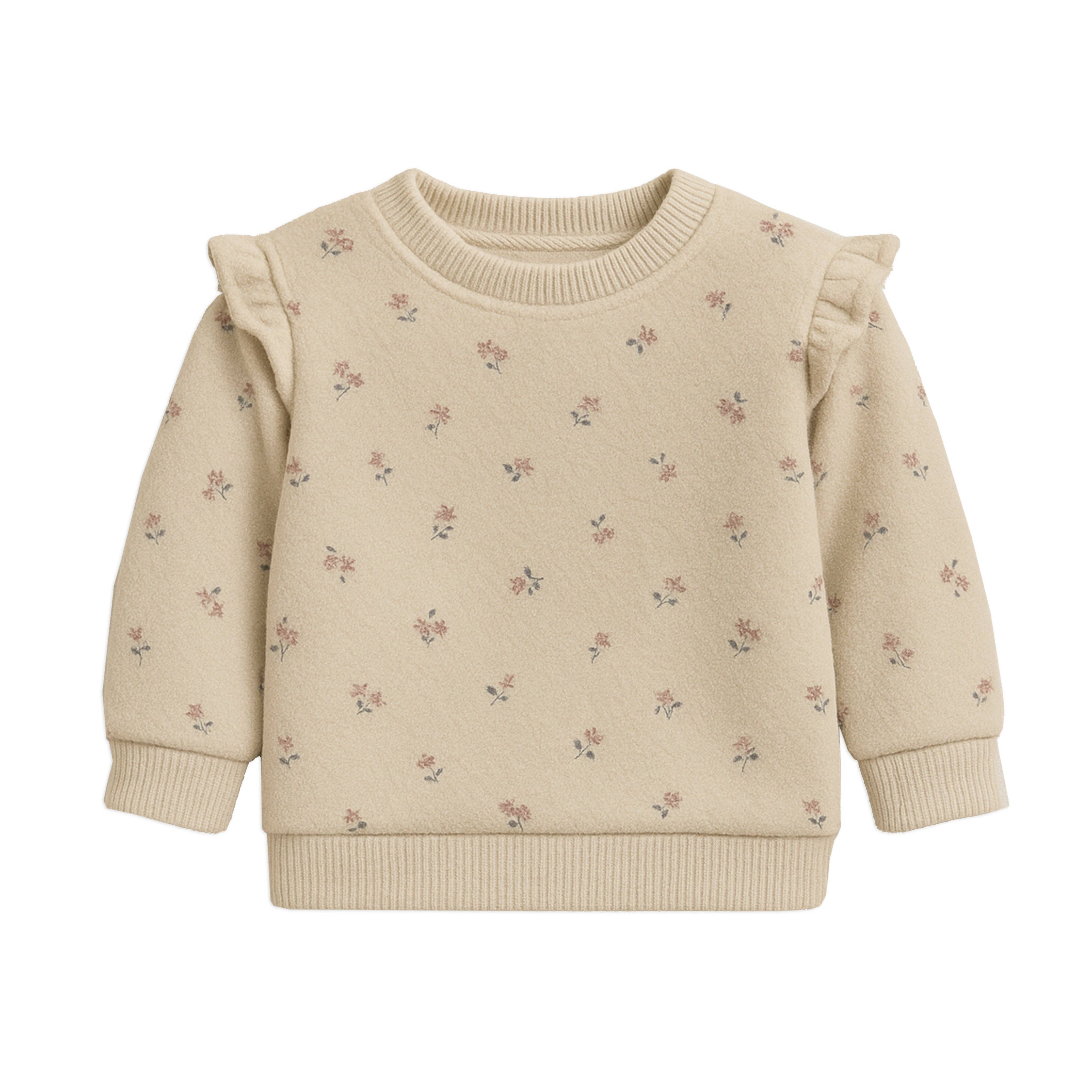 Abbey Fleece Ruffle Pullover Sweatshirt (kids)