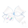 Medium Summer Embroidered Bow