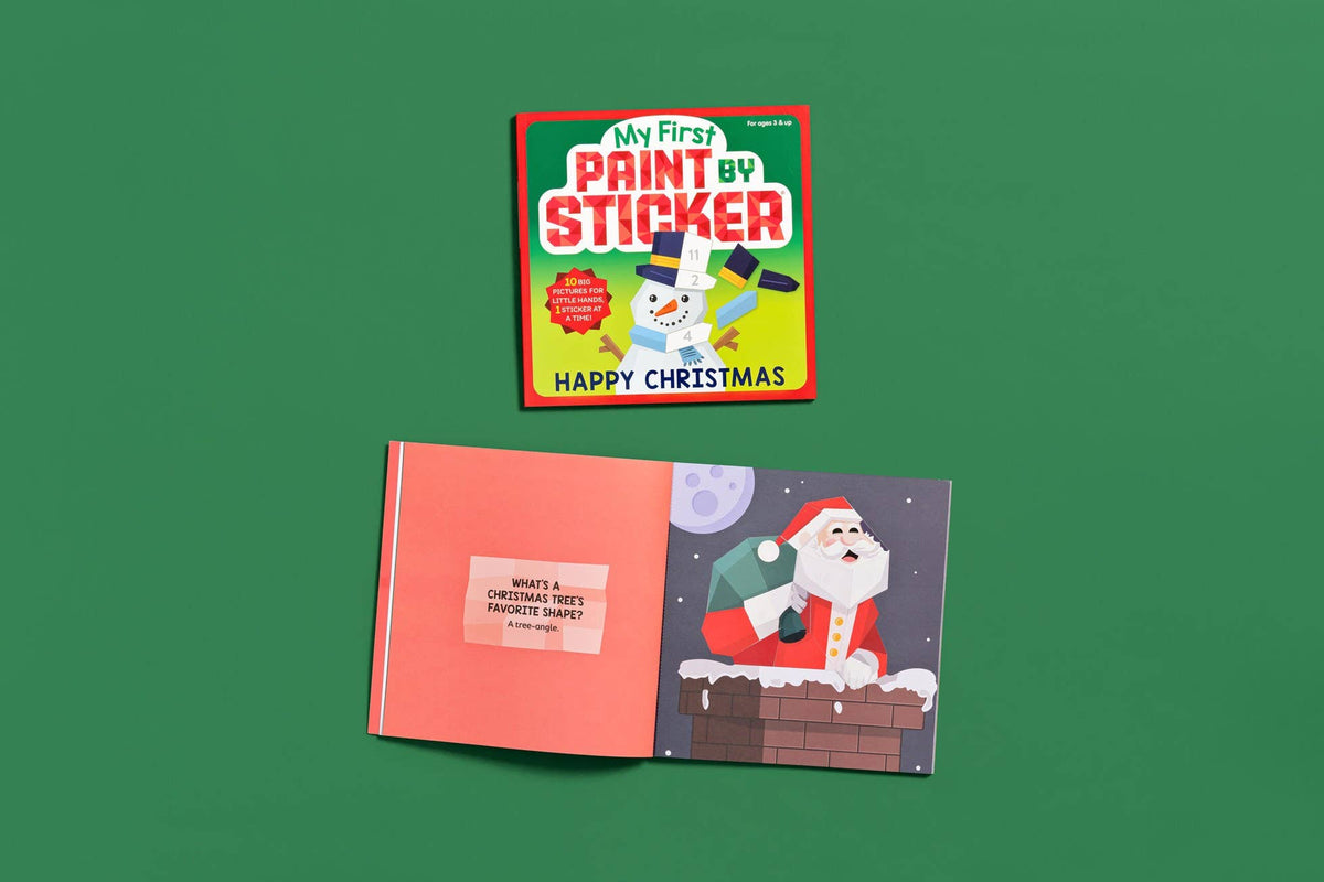 My First Paint by Sticker: Happy Christmas