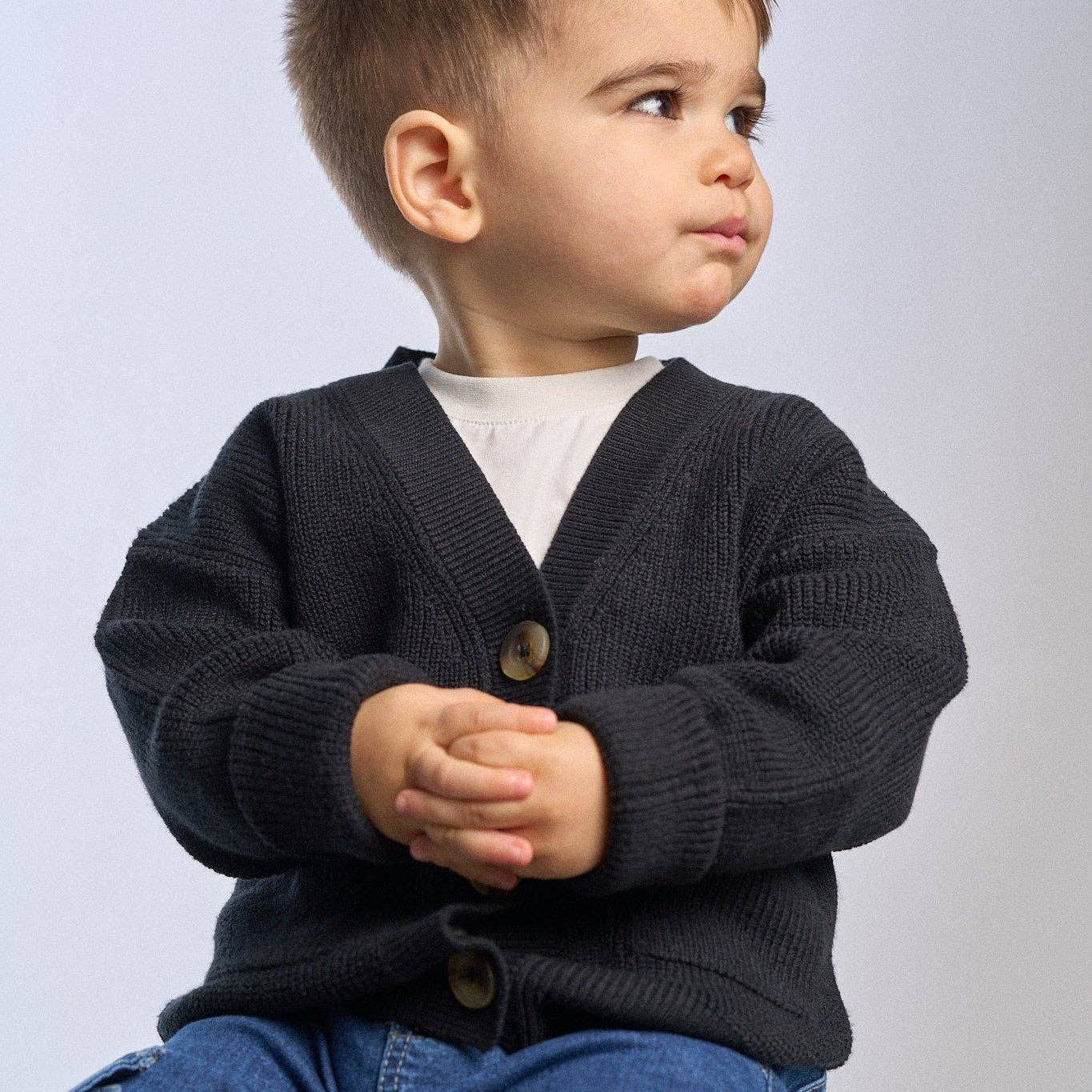 Knit Cardigan - Black