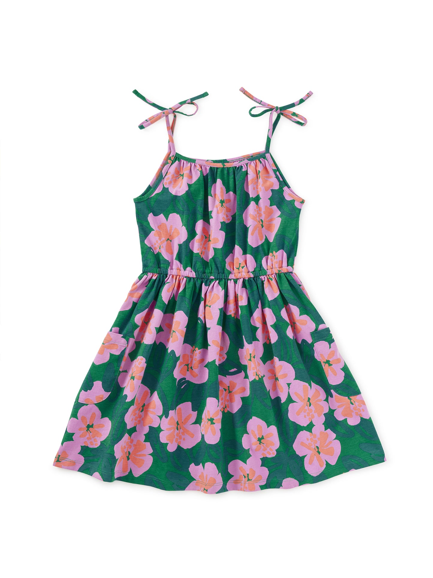 Tie Shoulder Twirl Dress