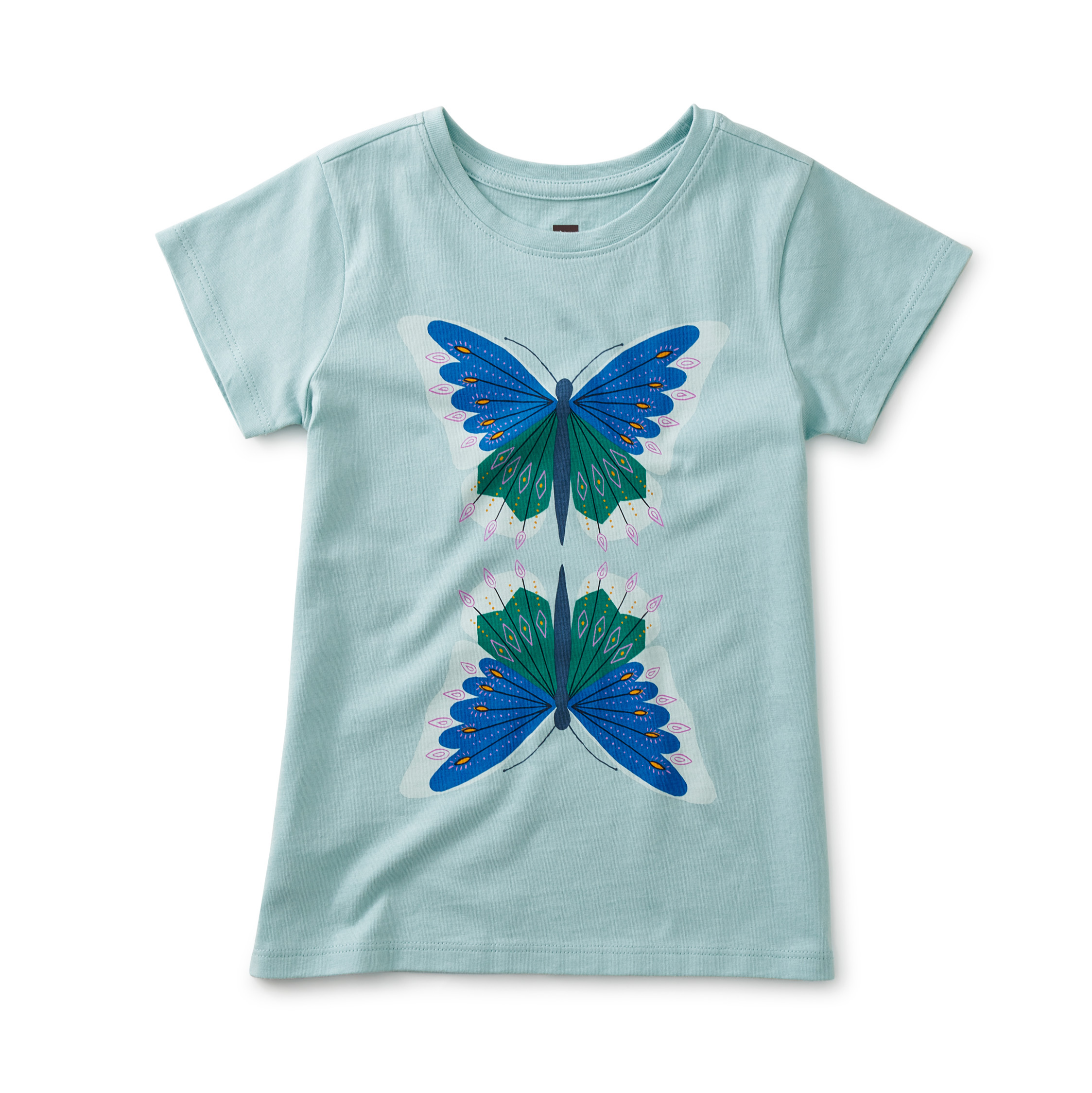 Canal Blue Carnival Butterfly Graphic Tee