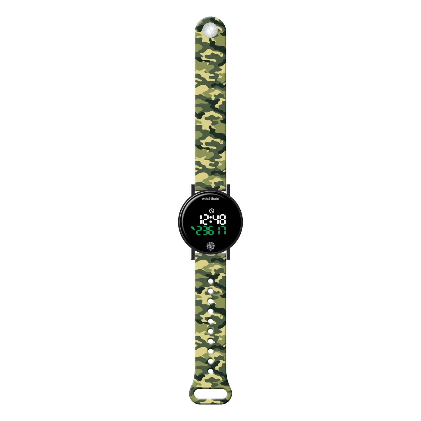 Army Camo Step Counter Watch