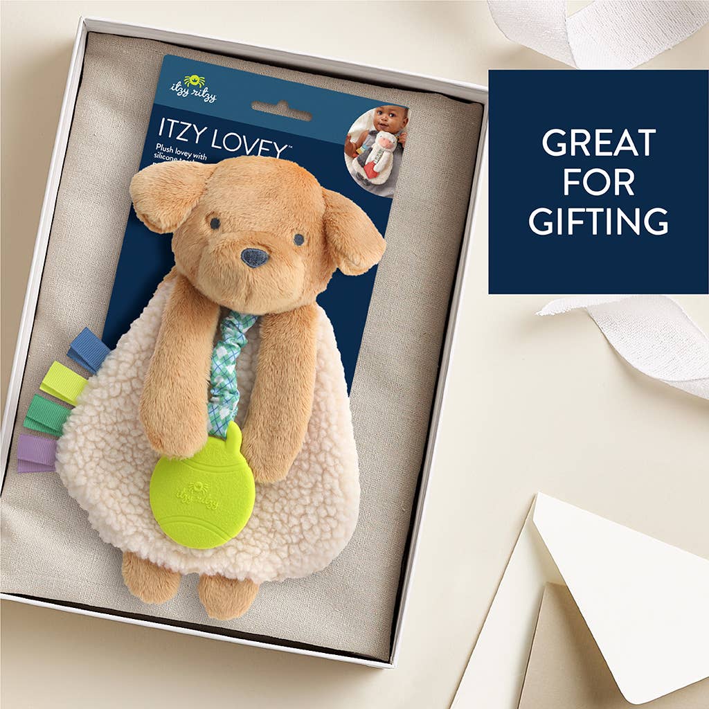 Puppy Itzy Lovey™ Plush and Teether Toy
