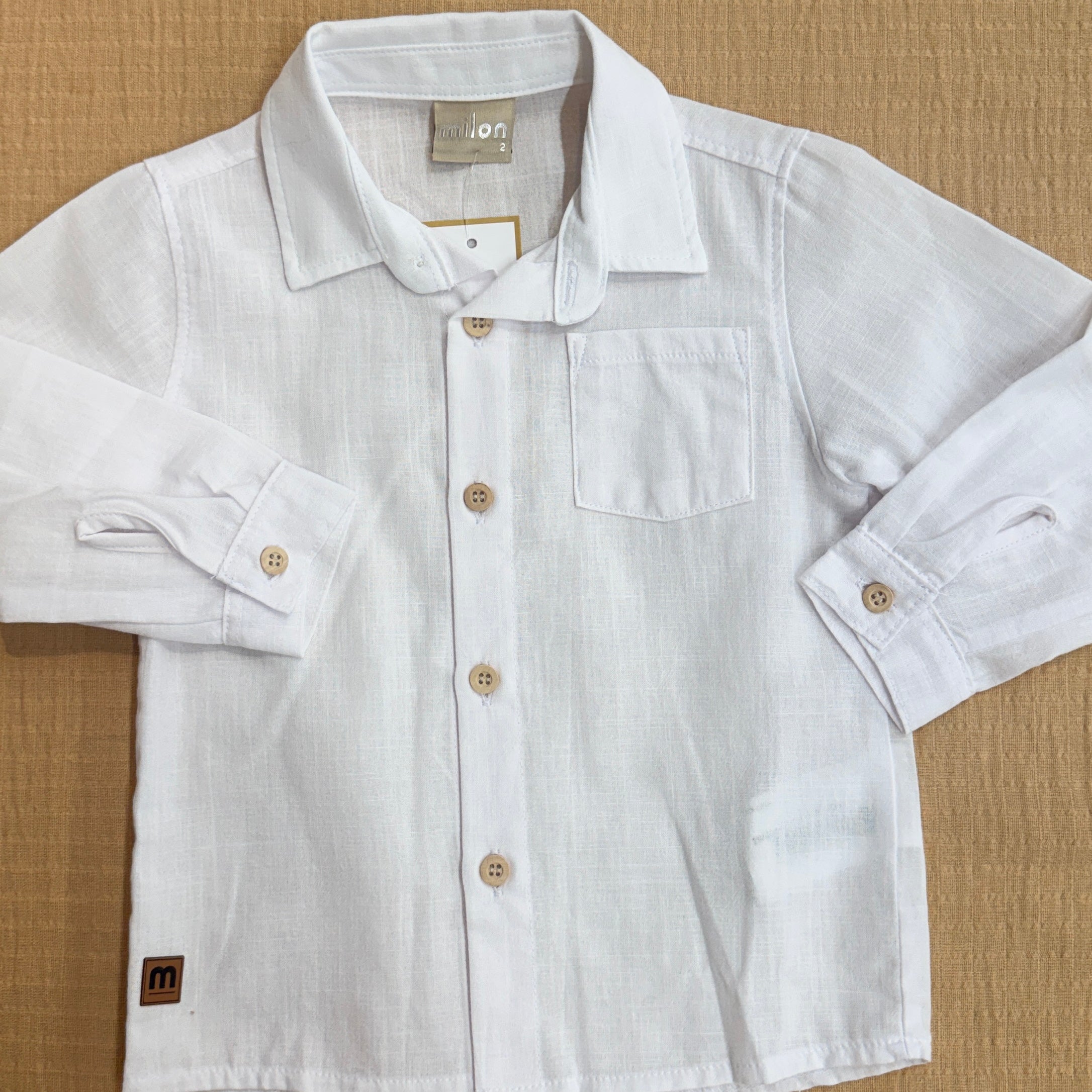 White Linen Button Up
