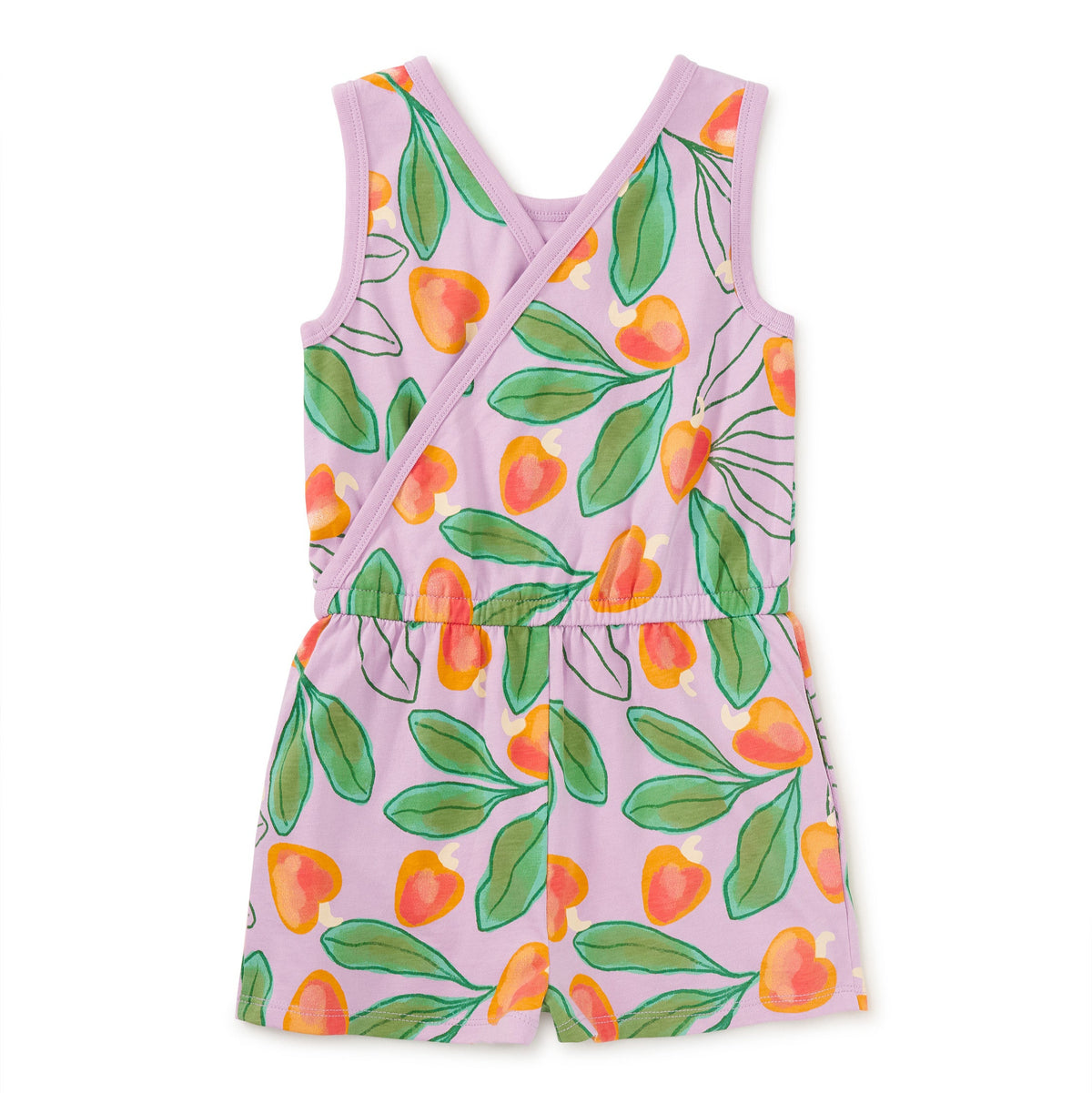 Cashew Apple Reversible Wrap Romper