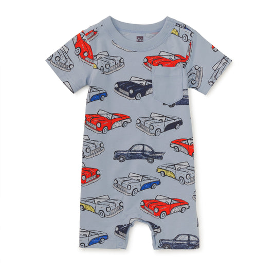 Cuban Cars Shortie Baby Romper