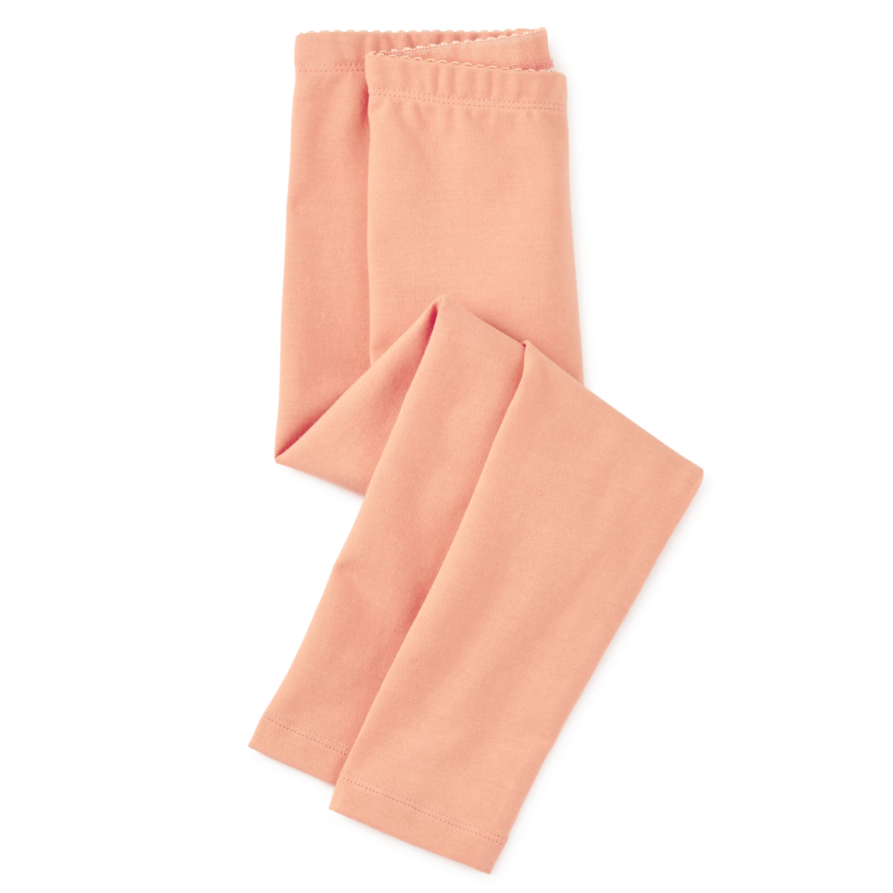 Shell Coral Solid Leggings