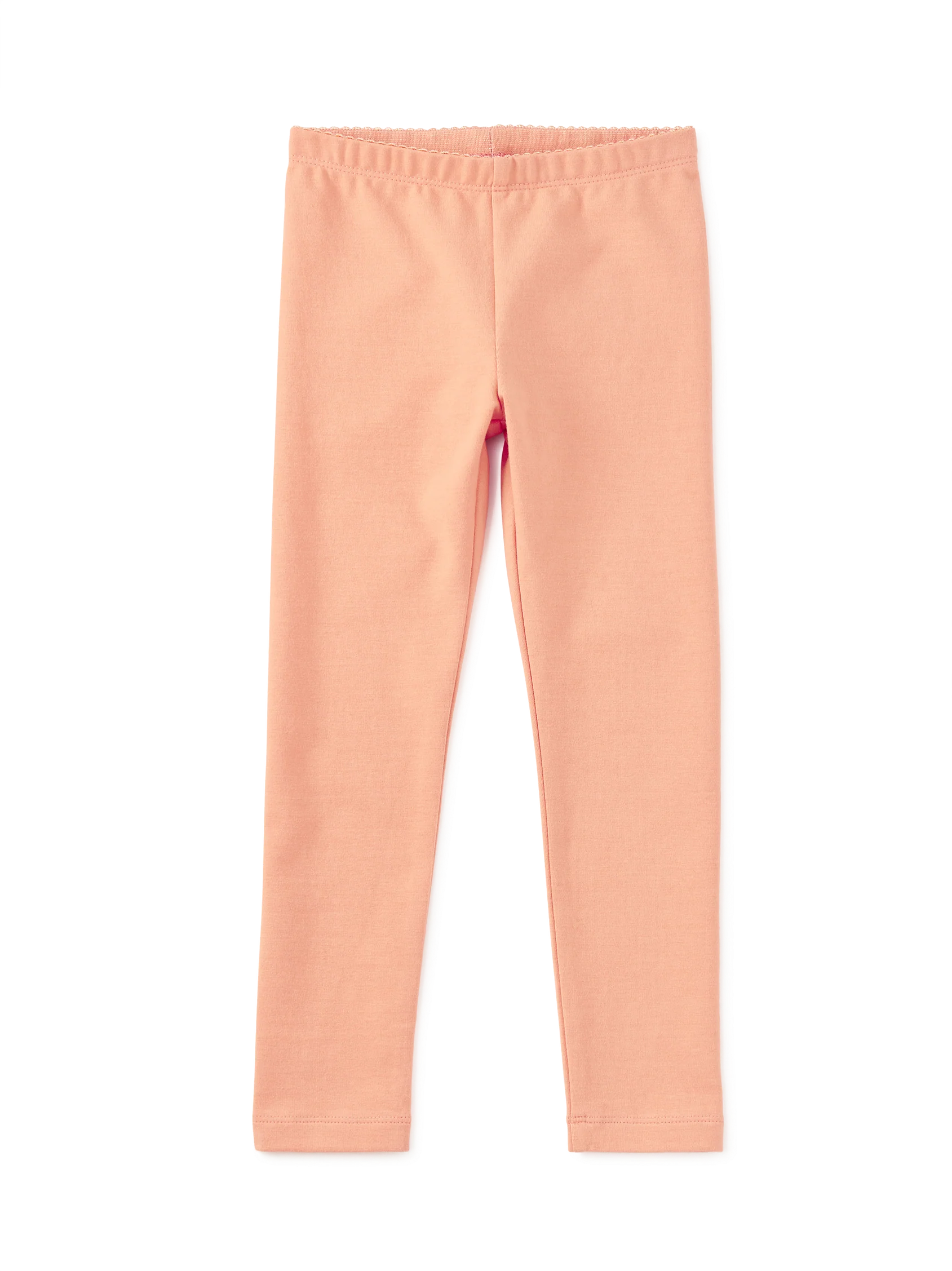 Shell Coral Solid Leggings