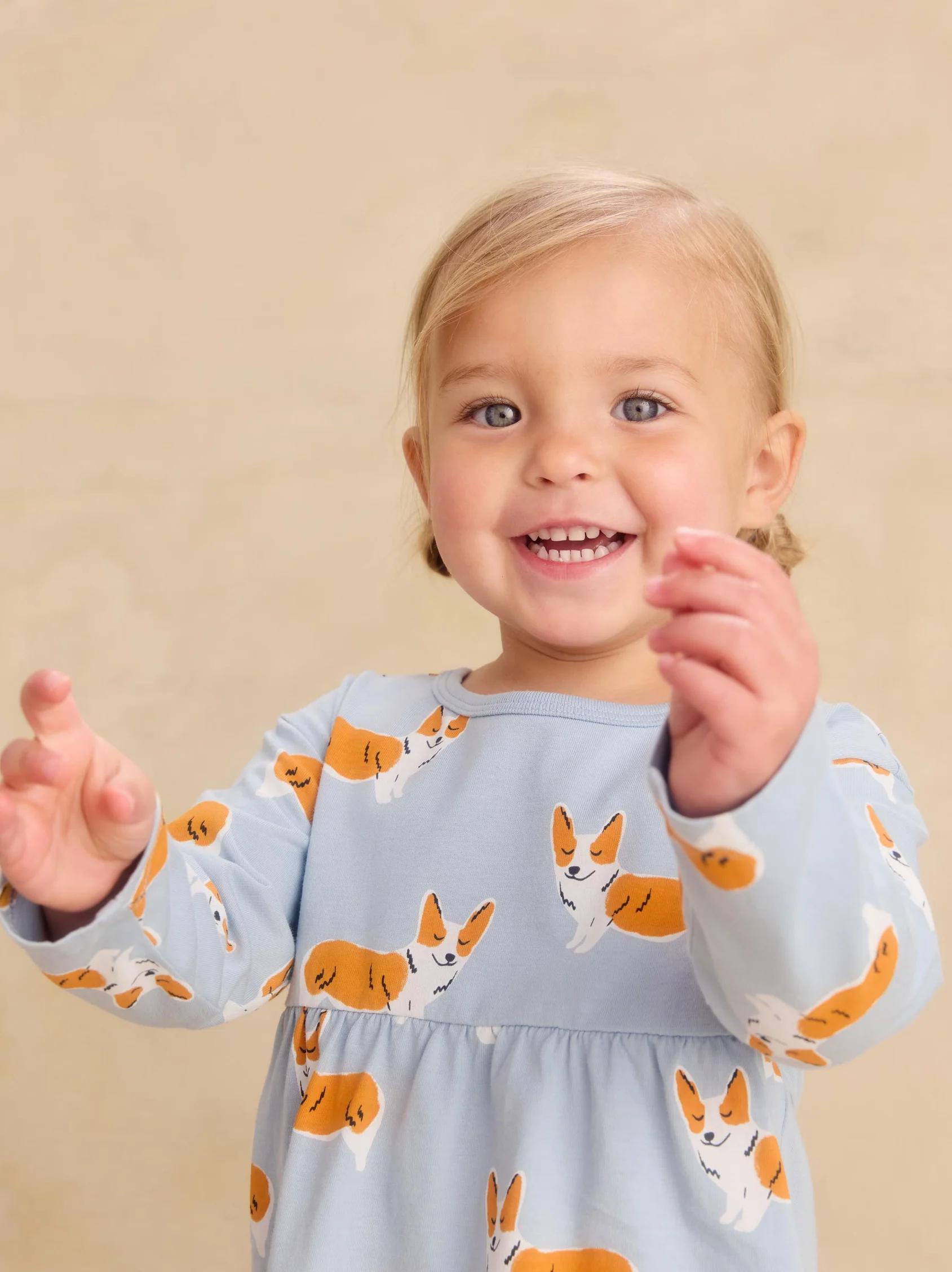 Corgis Two Piece Baby Set