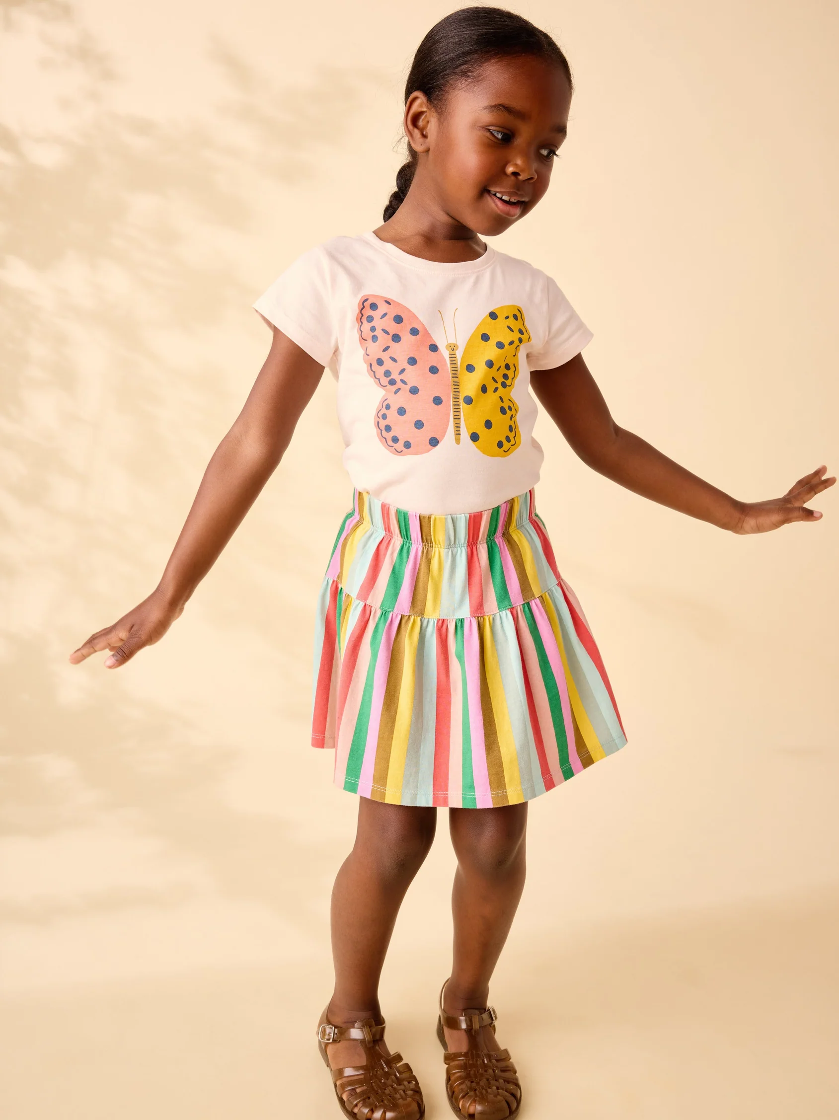Creole Pink Butterfly Graphic Tee