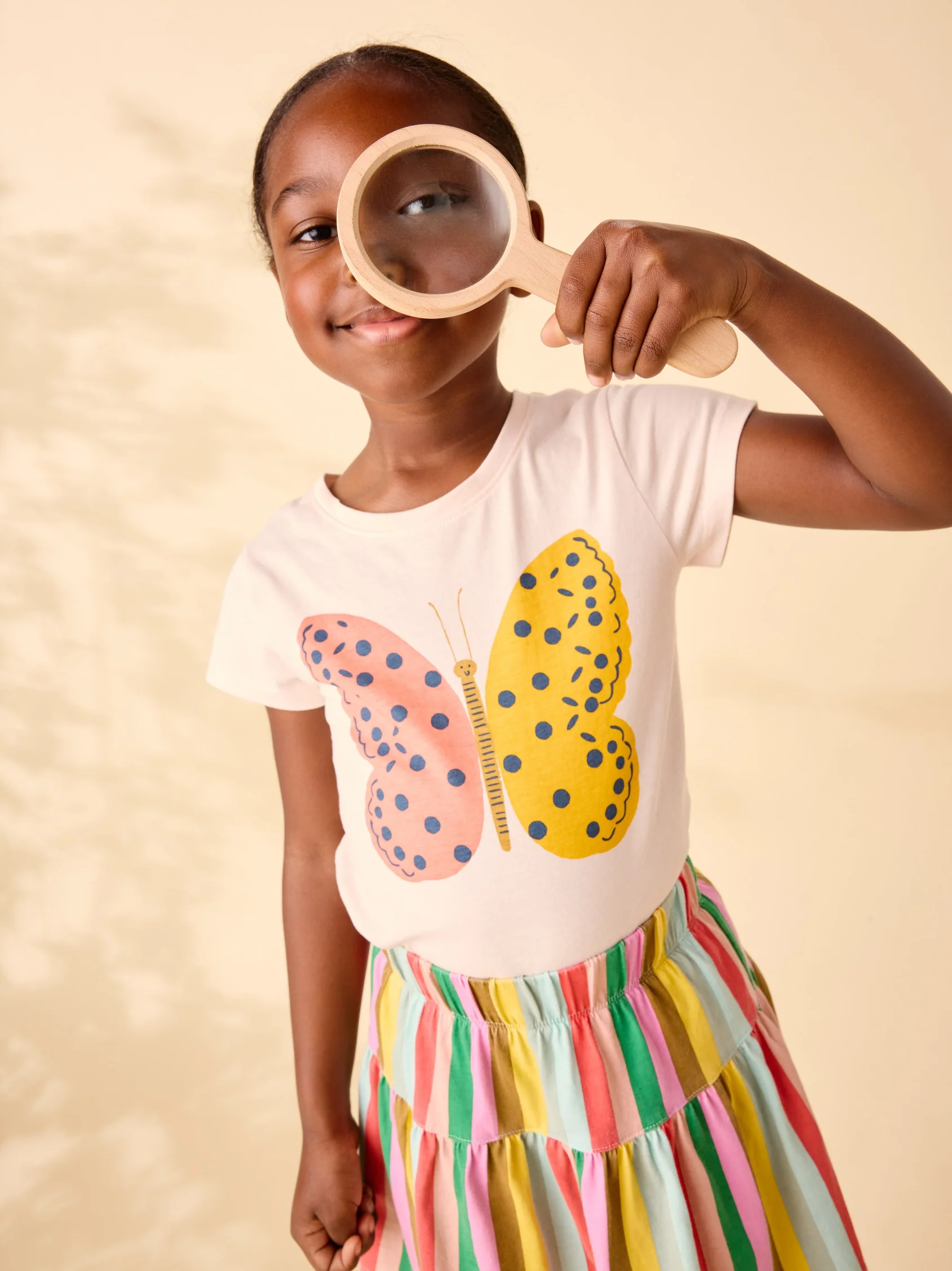Creole Pink Butterfly Graphic Tee