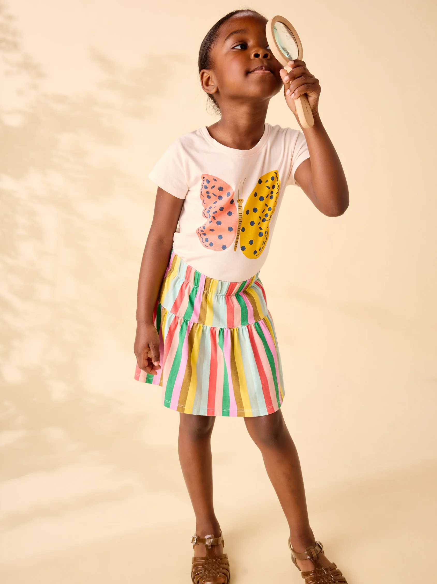 Creole Pink Butterfly Graphic Tee