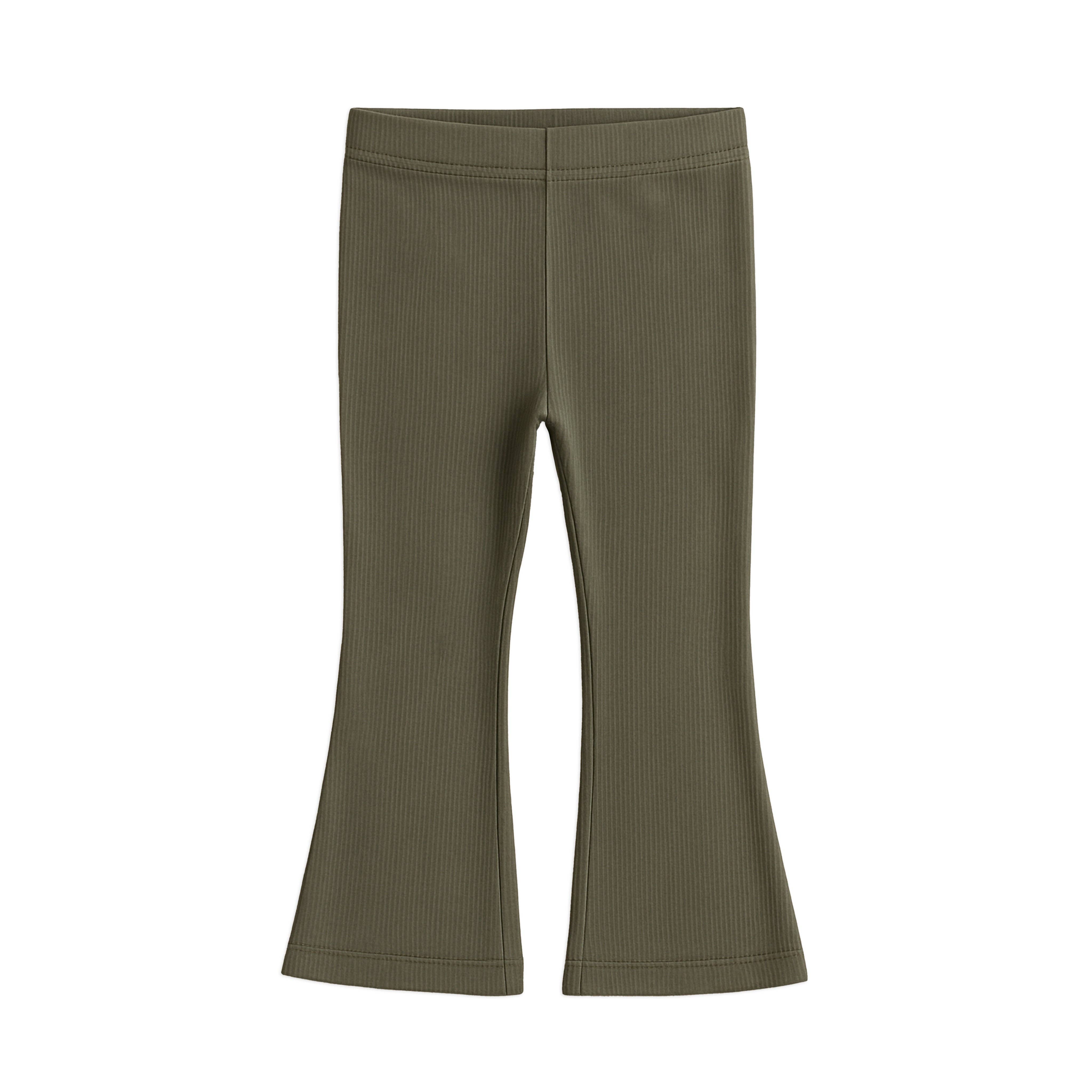 Olive Nell Ribbed Flare Leggings