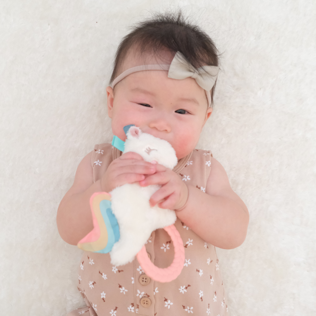 Unicorn Ritzy Rattle Pal™ Plush Teether