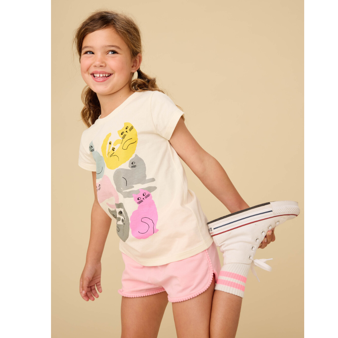 Colorful Cats Graphic Tee