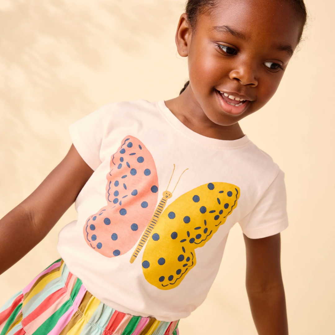 Creole Pink Butterfly Graphic Tee