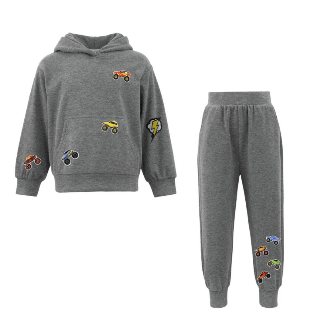 Grey Cars Patch Set