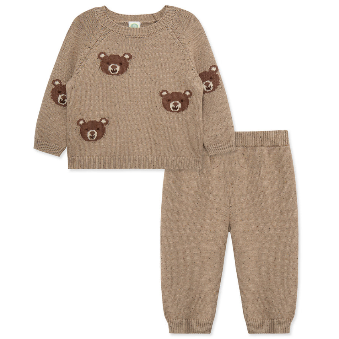 Bear Multi Sweater Set