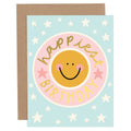 Happiest Birthday Smiley Face Greeting Card