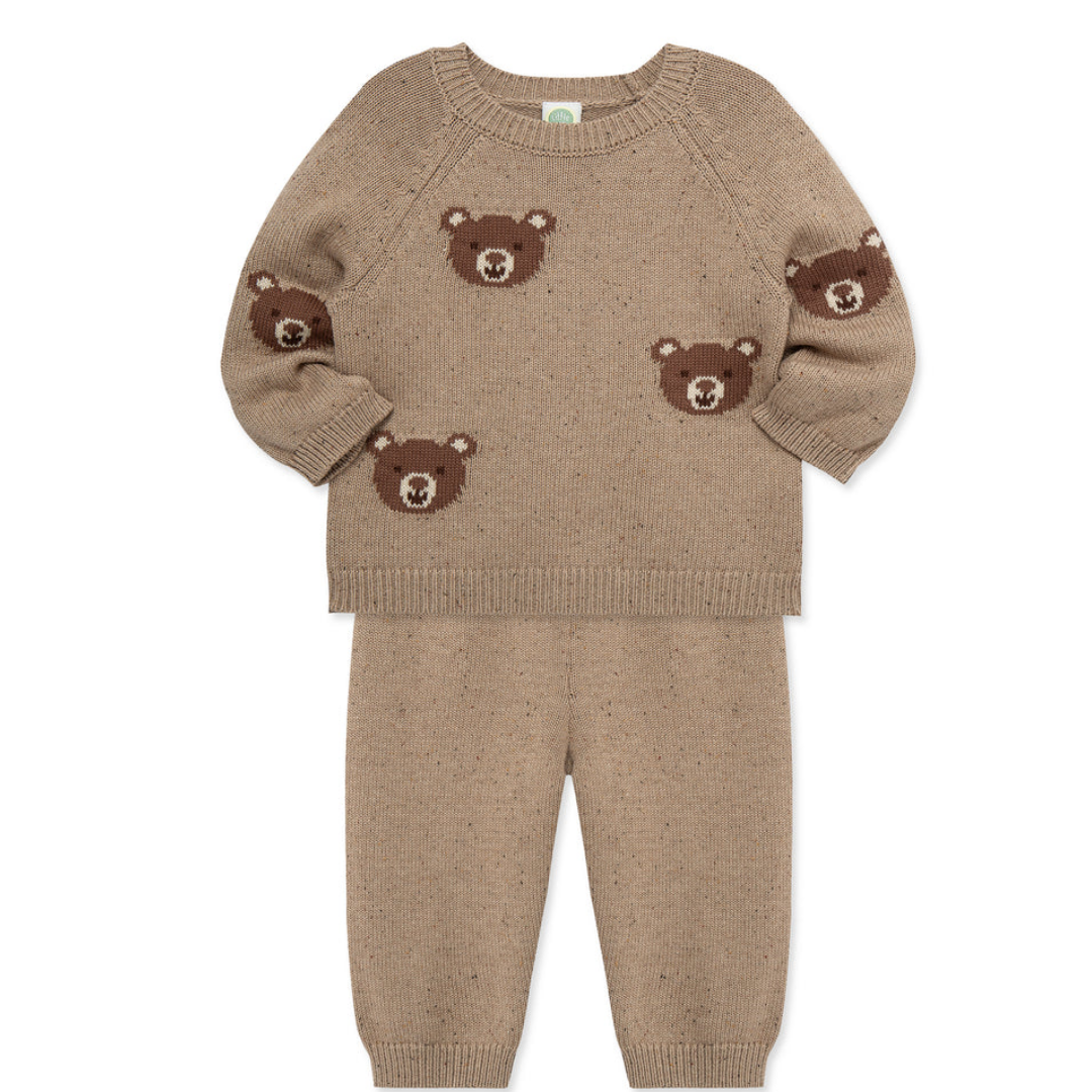Bear Multi Sweater Set