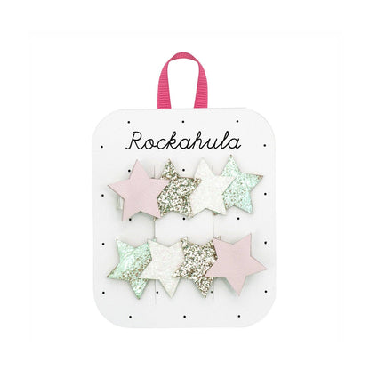 Shimmering Stars Hair Clips