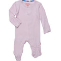 Lilac Snow Waffle Footie
